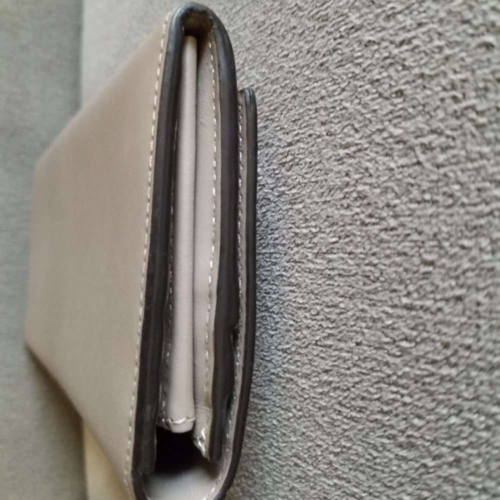 Grey Dot Com By The Way Long Continental Leather … - image 5